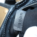 Chloe Paddington Hand Bag Leather Black Gold Silver Auth BA16003V-11
