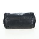 Chloe Paddington Hand Bag Leather Black Gold Silver Auth BA16003V-5