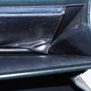 Christian Dior Shoulder Bag Leather Black Gold Auth BA1601-18