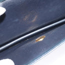 Christian Dior Shoulder Bag Leather Black Gold Auth BA1601-20