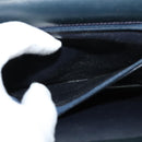 Christian Dior Shoulder Bag Leather Black Gold Auth BA1601-21