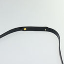 Christian Dior Shoulder Bag Leather Black Gold Auth BA1601-8