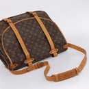 LOUIS VUITTON Monogram Saumur 43 Shoulder Bag M42252 LV Auth BA16012-6