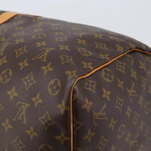 LOUIS VUITTON Monogram Keepall 60 Boston Bag M41422 LV Auth BA16016