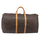 LOUIS VUITTON Monogram Keepall 60 Boston Bag M41422 LV Auth BA16016-3