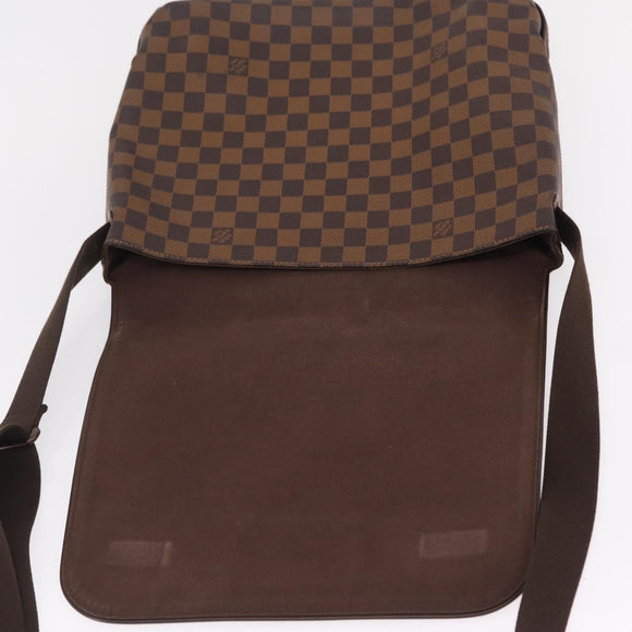 LOUIS VUITTON Damier Ebene Brooklyn MM Shoulder Bag N51211 LV Auth BA16019A