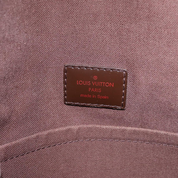 LOUIS VUITTON Damier Ebene Brooklyn MM Shoulder Bag N51211 LV Auth BA16019A