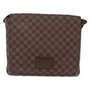 LOUIS VUITTON Damier Ebene Brooklyn MM Shoulder Bag N51211 LV Auth BA16019A-13