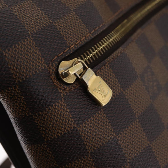 LOUIS VUITTON Damier Ebene Brooklyn MM Shoulder Bag N51211 LV Auth BA16019A