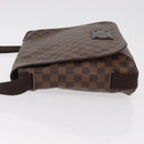 LOUIS VUITTON Damier Ebene Brooklyn MM Shoulder Bag N51211 LV Auth BA16019A-4