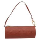 LOUIS VUITTON Epi Soufflot Pouch Brown LV Auth BA16021-13