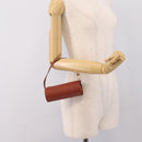 LOUIS VUITTON Epi Soufflot Pouch Brown LV Auth BA16021-21