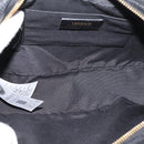 VERSACE Chain Shoulder Bag Leather Black Gold Auth BA16023M-11