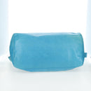Balenciaga Classic Squash Bag Leather 2way Blue Silver 285698 Auth BA16025M-5