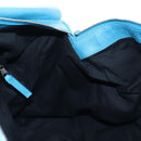 Balenciaga Classic Squash Bag Leather 2way Blue Silver 285698 Auth BA16025M-27