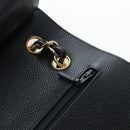 CHANEL Chain Big Matelasse30 Bag Caviar Skin Black Gold CC Auth BA16027SAV-23