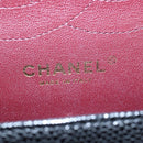 CHANEL Chain Big Matelasse30 Bag Caviar Skin Black Gold CC Auth BA16027SAV-26