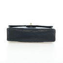 CHANEL Chain Matelasse25 Shoulder Bag Lamb Skin Black Gold CC Auth BA16028SAV-10