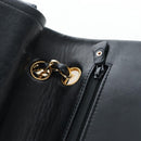 CHANEL Chain Matelasse25 Shoulder Bag Lamb Skin Black Gold CC Auth BA16028SAV-18