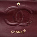 CHANEL Chain Matelasse25 Shoulder Bag Lamb Skin Black Gold CC Auth BA16028SAV-22