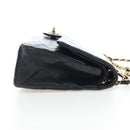 CHANEL Chain Matelasse25 Shoulder Bag Lamb Skin Black Gold CC Auth BA16028SAV-5