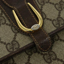 GUCCI GG Supreme Shoulder Bag PVC Beige Gold 904 02 050 Auth BA1603-17