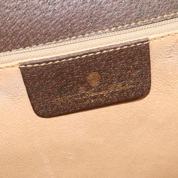 GUCCI GG Supreme Shoulder Bag PVC Beige Gold 904 02 050 Auth BA1603