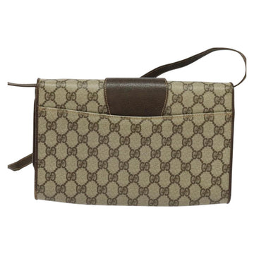 GUCCI GG Supreme Shoulder Bag PVC Beige Gold 904 02 050 Auth BA1603 - 0