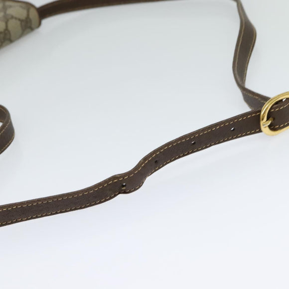 GUCCI GG Supreme Shoulder Bag PVC Beige Gold 904 02 050 Auth BA1603