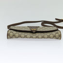 GUCCI GG Supreme Shoulder Bag PVC Beige Gold 904 02 050 Auth BA1603-5