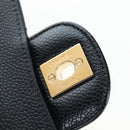 CHANEL Chain Matelasse 23 Shoulder Bag Caviar Skin Black Gold CC Auth BA16030SV-24
