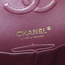 CHANEL Chain Matelasse 23 Shoulder Bag Caviar Skin Black Gold CC Auth BA16030SV-27