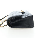 CHANEL Chain Matelasse 23 Shoulder Bag Caviar Skin Black Gold CC Auth BA16030SV-3