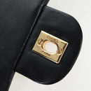 CHANEL Chain Matelasse 23 Shoulder Bag Lamb Skin Black Gold CC Auth BA16032SAV-19