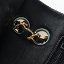 CHANEL Chain Matelasse 23 Shoulder Bag Lamb Skin Black Gold CC Auth BA16032SAV-20