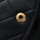 CHANEL Chain Matelasse 23 Shoulder Bag Lamb Skin Black Gold CC Auth BA16032SAV-24