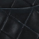 CHANEL Chain Matelasse 23 Shoulder Bag Lamb Skin Black Gold CC Auth BA16032SAV-4