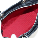 Christian Dior Canage Lady Dior Large Bag Lamb Skin 2way Black Auth BA16035V-20