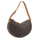 LOUIS VUITTON Monogram Pochette Croissant Shoulder Bag M51510 LV Auth BA16038V-1