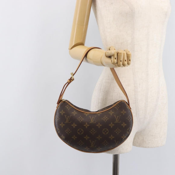 LOUIS VUITTON Monogram Pochette Croissant Shoulder Bag M51510 LV Auth BA16038V