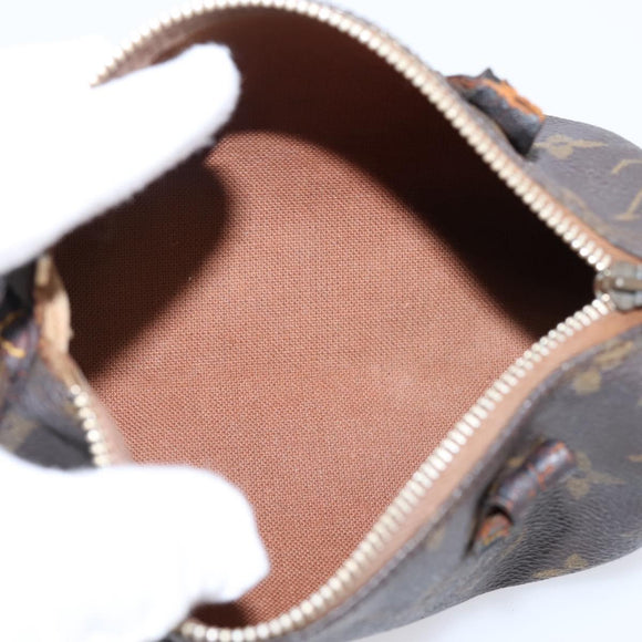 LOUIS VUITTON Monogram Mini Speedy Hand Bag M41534 LV Auth BA16039