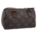 LOUIS VUITTON Monogram Mini Speedy Hand Bag M41534 LV Auth BA16039-1