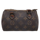 LOUIS VUITTON Monogram Mini Speedy Hand Bag M41534 LV Auth BA16039-13