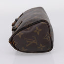 LOUIS VUITTON Monogram Mini Speedy Hand Bag M41534 LV Auth BA16039-3