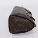 LOUIS VUITTON Monogram Mini Speedy Hand Bag M41534 LV Auth BA16039-4