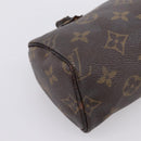 LOUIS VUITTON Monogram Mini Speedy Hand Bag M41534 LV Auth BA16039-15