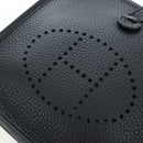 HERMES Evelyn 16 TPM Shoulder Bag Leather Black Gold Auth BA16042SV-19