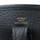 HERMES Evelyn 16 TPM Shoulder Bag Leather Black Gold Auth BA16042SV-21