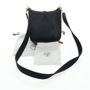 HERMES Evelyn 16 TPM Shoulder Bag Leather Black Gold Auth BA16042SV-12