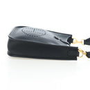 HERMES Evelyn 16 TPM Shoulder Bag Leather Black Gold Auth BA16042SV-4
